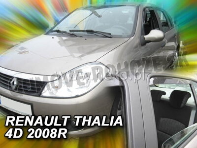 Renault Thalia od 2008 (so zadnými) - deflektory Heko