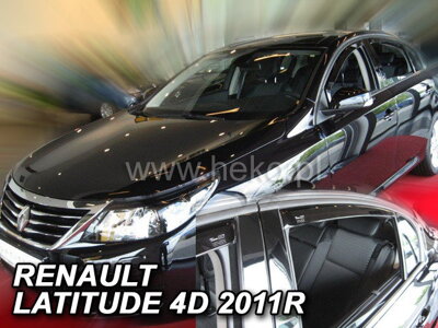Renault Latitude od 2010 (so zadnými) - deflektory Heko