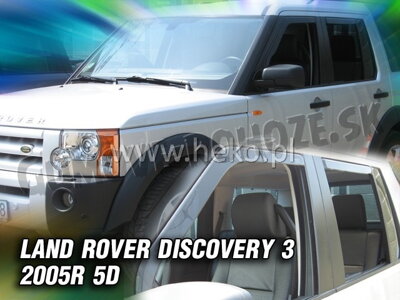 Land Rover Discovery 2004-2009 (so zadnými) - deflektory Heko