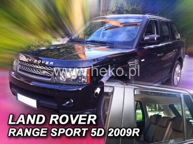 Land Rover Range Rover Sport 2005-2012 (so zadnými) - deflektory Heko