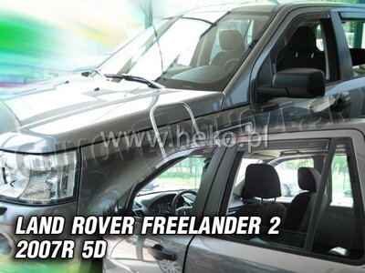 Land Rover Freelander 2006-2014 (predné) - deflektory Heko