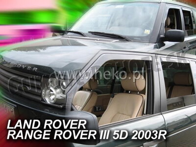 Land Rover Range Rover 2002-2012 (predné) - deflektory Heko