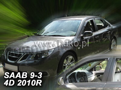 Saab 9-3 2002-2011 (predné) - deflektory Heko