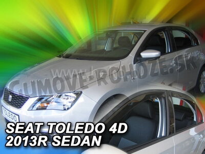 Seat Toledo od 2012 (so zadnými) - deflektory Heko