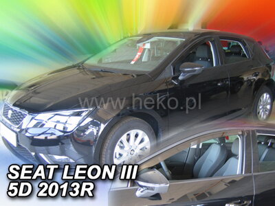 Seat Leon 5-dverí 2013-2020 (predné) - deflektory Heko