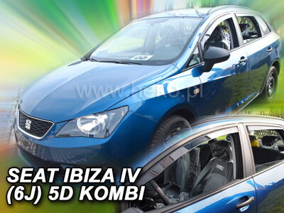 Seat Ibiza Combi 2008-2017 (so zadnými) - deflektory Heko