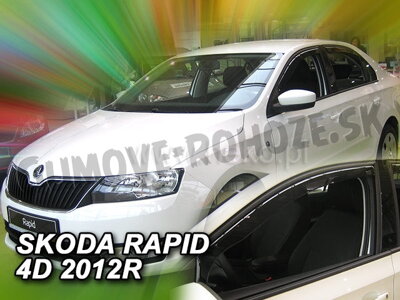 Škoda Rapid od 2012 (predné) - deflektory Heko