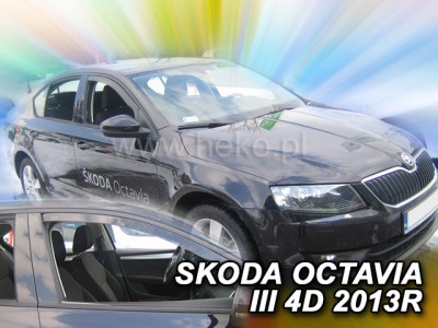 Škoda Octavia III 2013-2020 (predné) - deflektory Heko