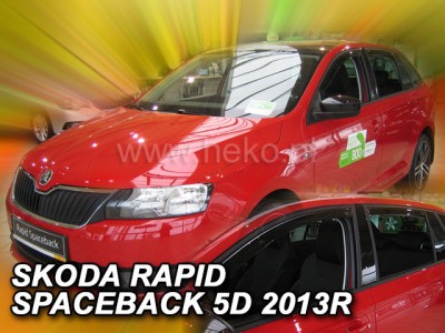 Škoda Rapid Spaceback od 2012 (so zadnými) - deflektory Heko