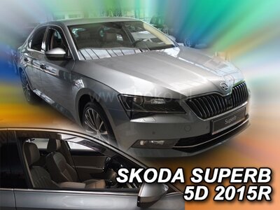 Škoda Superb III od 2015 (predné) - deflektory Heko