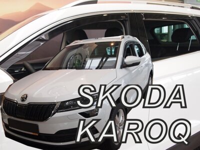 Škoda Karoq od 2017 (so zadnými) - deflektory Heko