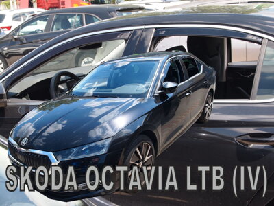 Škoda Octavia IV Liftback od 2020 (so zadnými) - deflektory Heko