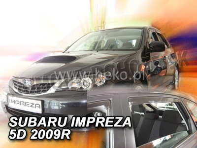 Subaru Impreza od 2007 (so zadnými) - deflektory Heko
