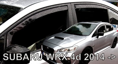Subaru WRX od 2014 (so zadnými) - deflektory Heko