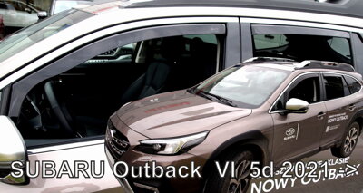 Subaru Outback od 2021 (so zadnými) - deflektory Heko