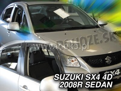 Suzuki SX4 Sedan 2008-2013 (so zadnými) - deflektory Heko