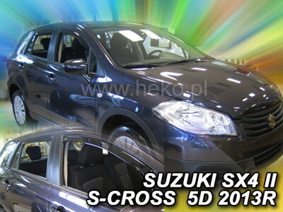 Suzuki SX4 S-Cross od 2013 (so zadnými) - deflektory Heko