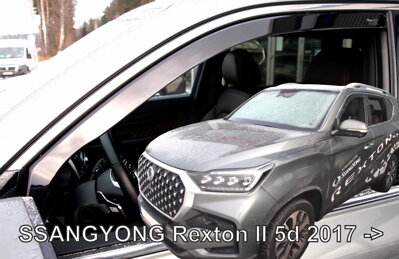 Ssangyong Rexton od 2017 (predné) - deflektory Heko