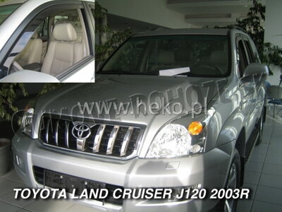 Toyota Land Cruiser J120 2003-2009 (so zadnými) - deflektory Heko