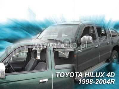 Toyota Hilux MK5 1998-2005 (so zadnými) - deflektory Heko