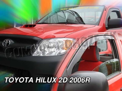 Toyota Hilux 2-dvere 2005-2015 (predné) - deflektory Heko