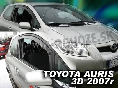Toyota Auris 3-dvere 2006-2012 (predné) - deflektory Heko