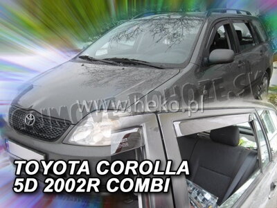 Toyota Corolla Combi 2002-2006 (so zadnými) - deflektory Heko