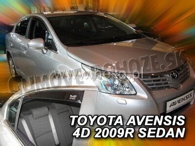 Toyota Avensis Sedan od 2009 (so zadnými) - deflektory Heko