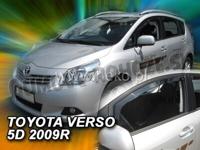 Toyota Verso od 2009 (predné) - deflektory Heko