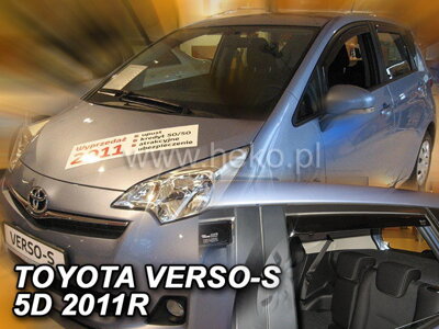 Toyota Verso S od 2010 (so zadnými) - deflektory Heko