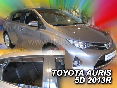 Toyota Auris od 2012 (so zadnými) - deflektory Heko