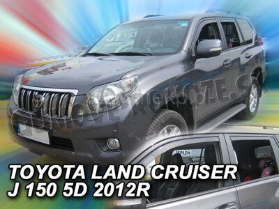 Toyota Land Cruiser J150 od 2009 (so zadnými) - deflektory Heko