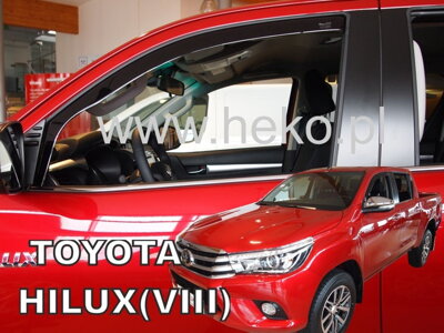 Toyota Hilux 4-dvere od 2015 (predné) - deflektory Heko