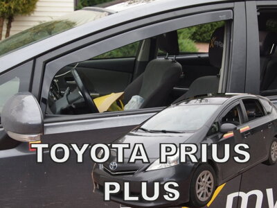 Toyota Prius Plus od 2011 (predné) - deflektory Heko