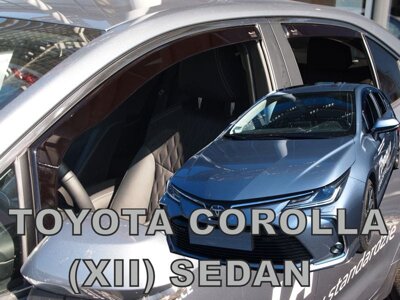 Toyota Corolla Sedan od 2018 (so zadnými) - deflektory Heko
