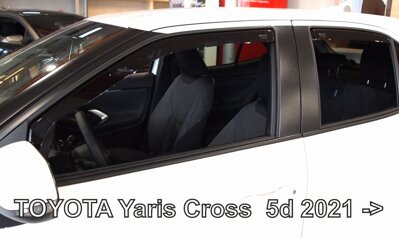Toyota Yaris Cross od 2021 (so zadnými) - deflektory Heko