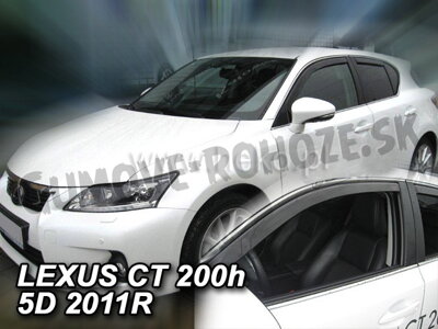 Lexus CT 200h od 2011 (predné) - deflektory Heko