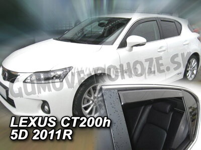 Lexus CT 200h od 2011 (so zadnými) - deflektory Heko