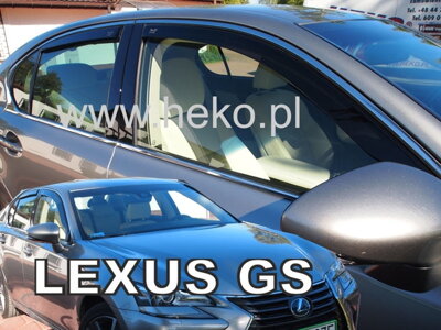 Lexus GS250 od 2016 (so zadnými) - deflektory Heko