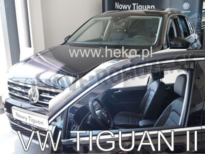 VW Tiguan od 2016 (predné) - deflektory Heko