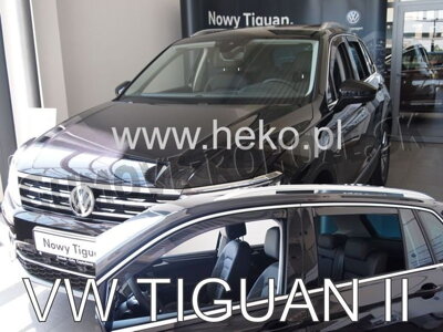 VW Tiguan od 2016 (so zadnými) - deflektory Heko