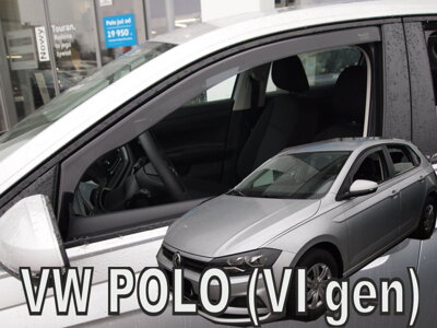 VW Polo 5-dverí od 2017 (predné) - deflektory Heko