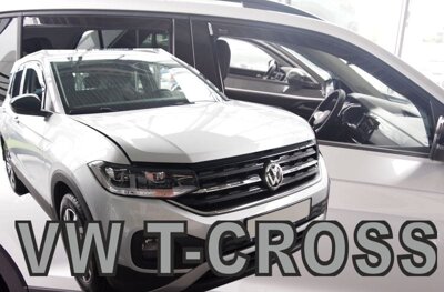 VW T-Cross od 2019 (so zadnými) - deflektory Heko
