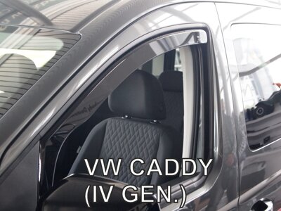 VW Caddy od 2021 (predné) - deflektory Heko