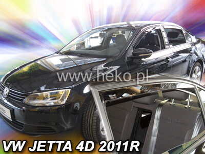 VW Jetta od 2011 (so zadnými) - deflektory Heko