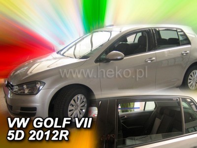 VW Golf VII Htb 2012-2019 (so zadnými) - deflektory Heko