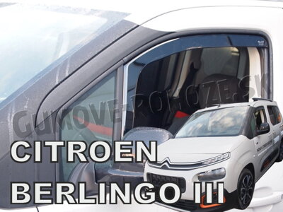 Citroen Berlingo od 2018 (predné) - deflektory Heko