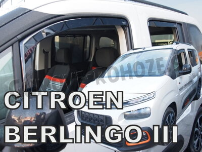 Citroen Berlingo od 2018 (so zadnými) - deflektory Heko