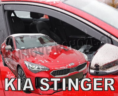 Kia Stinger od 2017 (predné) - deflektory Heko