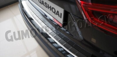 Nissan Qashqai Facelift 2017-2021 - lišta nárazníka zahnutá vzorovaná